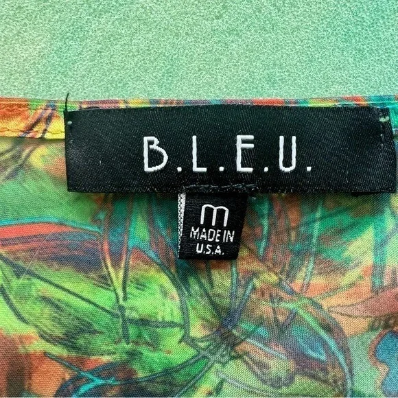 Vintage Y2K Butterfly Top Womens Medium Forest Fairy Goblincore Artsy Summer - Picture 7 of 8